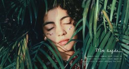 Modieus Jungle-Thema HTML5- En CSS3-Sjabloon