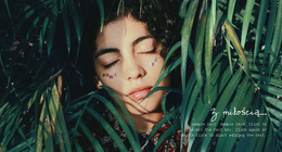 Modny Motyw Dżungli Motyw WordPress