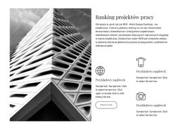 Ranking Projektów Pracy Responsywny Szablon Strony Internetowej Es