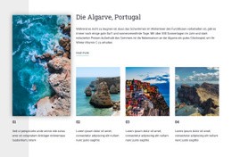 Portugal Reiseführer - Vorlage Für Eine Seite