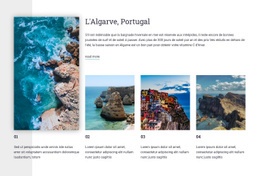 Maquette De Site Web Gratuite Pour Guide De Voyage Portugal