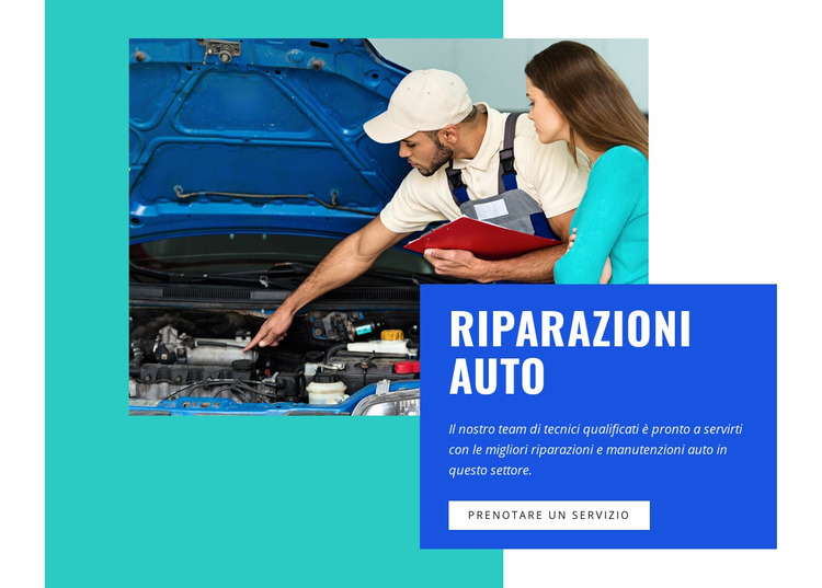 Riparazione e servizi elettrici per auto Modello Joomla