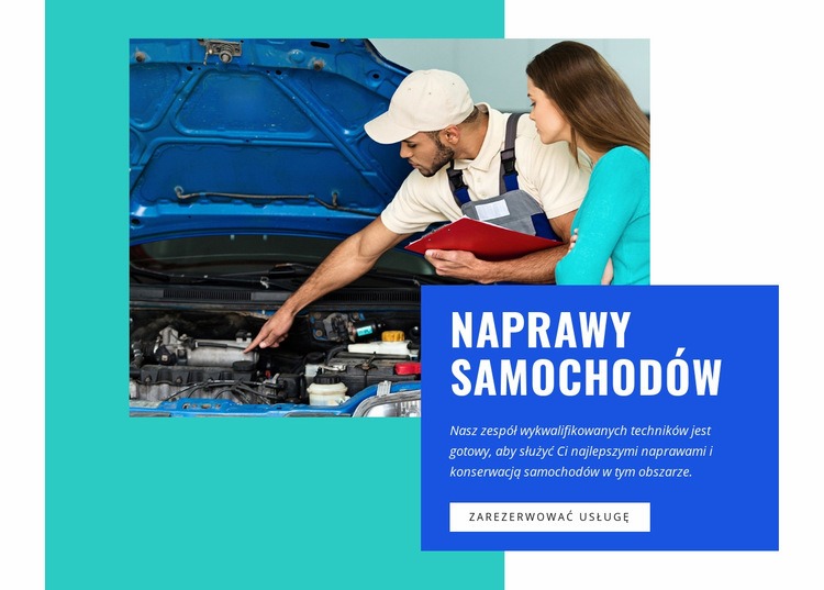 Naprawa i serwis samochodów elektrycznych Projekt strony internetowej