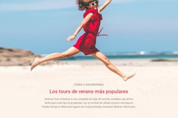 Tours Populares De Verano - Diseño De Sitios Web Gratuito