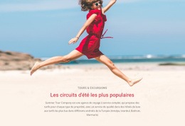 Tours D'Été Populaires - Conception De Sites Web Gratuite