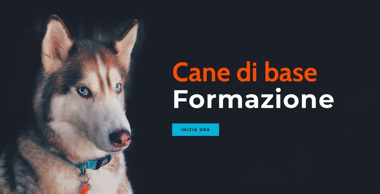 Accademia di addestramento per cani online Modelli di Website Builder