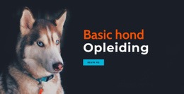 Online Hondentrainingsacademie Bootstrap HTML