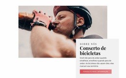 Web Design Incrível Para Motorsports E Conserto De Bicicletas