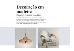 Modelo Web Responsivo Para Decoração Positiva