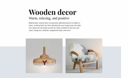 Positive Decor - Wireframes Mockup