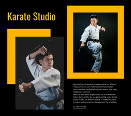 Sport Karate Studio - Drag & Drop-Joomla-Vorlage