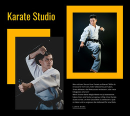 Sport Karate Studio – Fertiges Website-Design