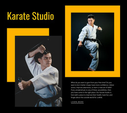 Sport Karate Studio - Responsive Website