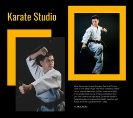 Sport Karate Studio - Free Download HTML5 Template