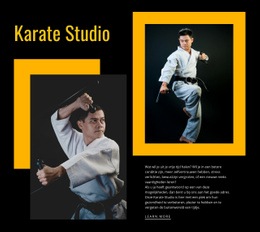 Sport Karate Studio - HTML5-Sjabloon Gratis Downloaden