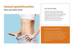 Gezondheidszorg En Afvallen - Prachtig Websiteontwerp