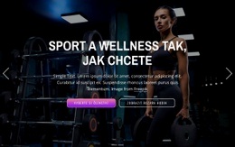 Užijte Si Více Než 50 Sportů, Odpočiňte Si Ve Wellness A Zacvičte Si Kdykoli Bezplatná Šablona Webu CSS