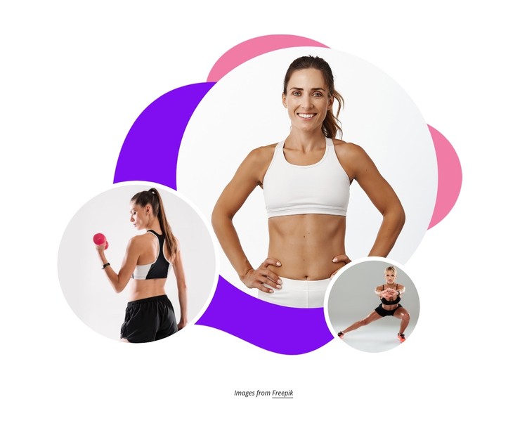 Book a class and enjoy a group workout CSS Template