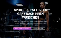 Gebrauchsfertige Joomla-Vorlage Für Genießen Sie Über 50 Sportarten, Entspannen Sie Sich Beim Wellness Und Trainieren Sie Jederzeit
