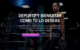 Disfruta De Más De 50 Deportes, Relájate Con Bienestar Y Haz Ejercicio En Cualquier Momento Plantilla Joomla 2024