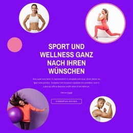 Sport Macht Fit Und Aktiv - HTML5-Responsive Vorlage