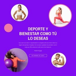 El Deporte Hace Que Estés En Forma Y Activo - Creador De Sitios Web Sencillo