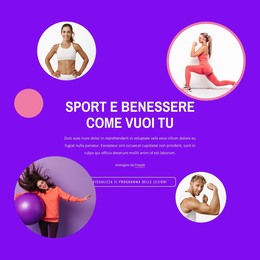 Lo Sport Rende In Forma E Attivi - Modello Gratuito