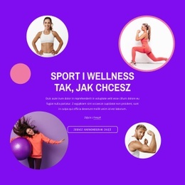 Sport Sprawia, Że Jesteśmy Sprawni I Aktywni - Webpage Editor Free