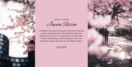 CSS-Layout Für Japan Stadtrundfahrten