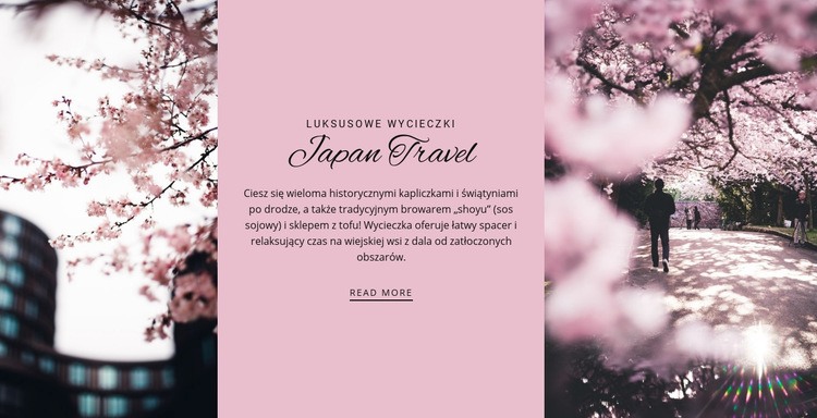 Wycieczki po Japonii Kreator witryn internetowych HTML