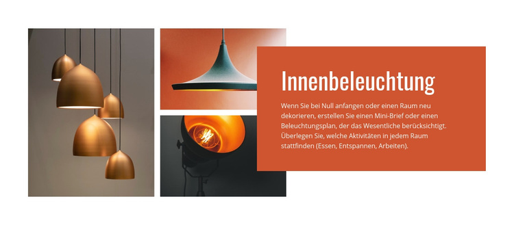 Innenbeleuchtung WordPress-Theme