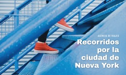 Tours Por La Ciudad De Nueva York Plantilla Premium