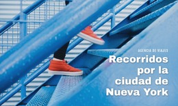 Tours Por La Ciudad De Nueva York Plantilla HTML