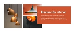 Iluminación Interior: Plantilla De Página HTML5