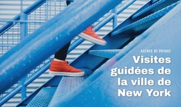 Visites De La Ville De New York Modèle HTML