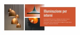 Illuminazione Da Interni - HTML Builder Drag And Drop