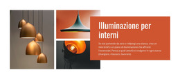 Illuminazione Da Interni - Sito Web Reattivo