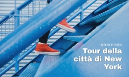 Tour Della Città Di New York Modello HTML