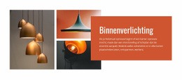 Productbestemmingspagina Voor Binnenverlichting