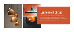 Binnenverlichting - Persoonlijke Websitesjablonen