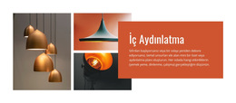 İç Aydınlatma - Kişisel Web Sitesi Şablonları