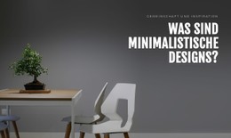 Website-Design Für Einfachheit Gewinnt Über Komplexität