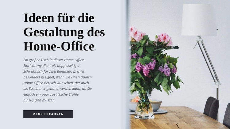 Home-Office-Design-Ideen CSS-Vorlage