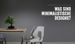 Einfachheit Gewinnt Über Komplexität – HTML-Website-Layout