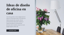 Página De Destino Premium Para Ideas De Diseño De Oficina En Casa