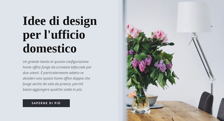 Idee di design per l'home office Modello CSS