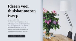 CSS-Menu Voor Ontwerpideeën Voor Thuiskantoren