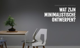 Interieur HTML-sjablonen