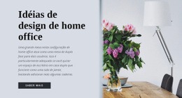 Ideias De Design De Home Office - Web Design Multifuncional