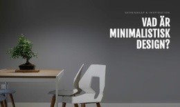 Enkelhet Vinner Över Komplexitet - Gratis Webbplatsmall